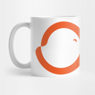 Happy Orange Bird Mug